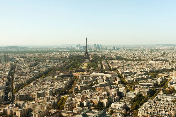 Paříž, letecký pohled. — Stock fotografie