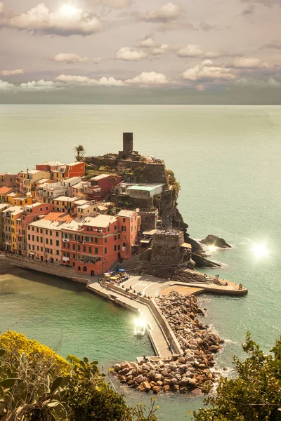 Vernazza, Cinque Terre, Itália . — Fotografia de Stock