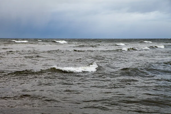 Mar baltico tempestuoso . — Fotografia de Stock