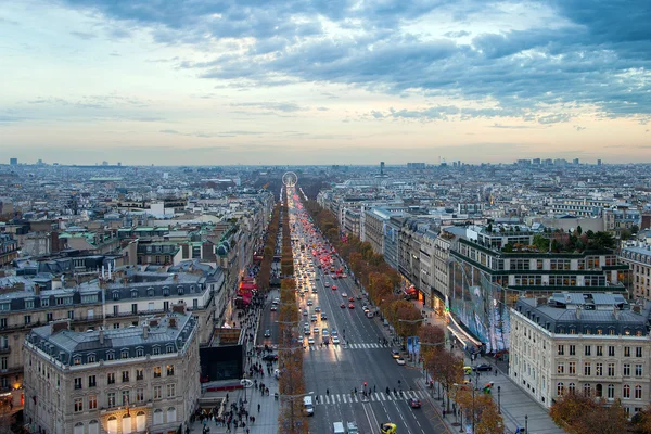 Serata a Parigi, Francia . — Foto Stock