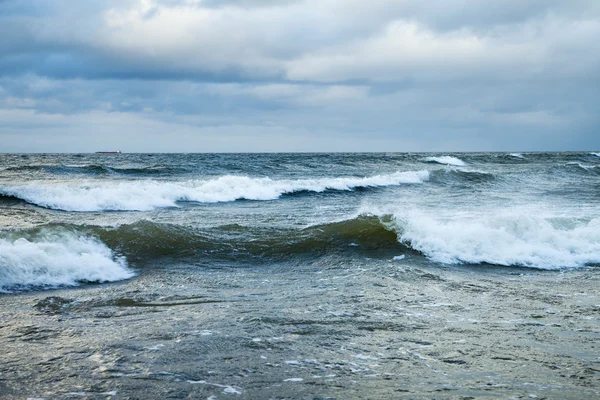 Windy day in Baltic sea. — Stock Photo, Image
