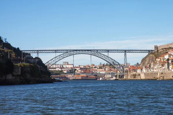 Dom Luís I bridge, Porto, Portugal. — Stock Photo, Image