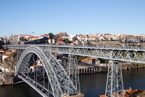 Dom Luis Bridge en Oporto, Portugal. —  Fotos de Stock