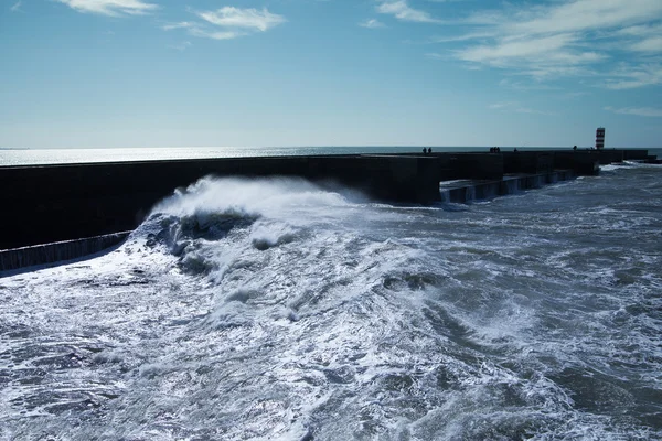 Atlantic waves at Portugal coast. — Stock Photo, Image