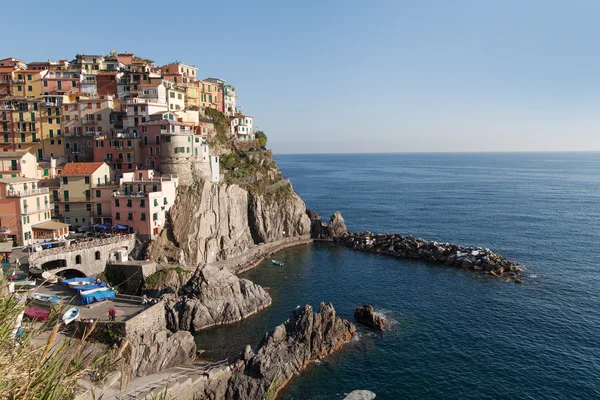 Manarola village, Cinque Terre, Itálie. — Stock fotografie