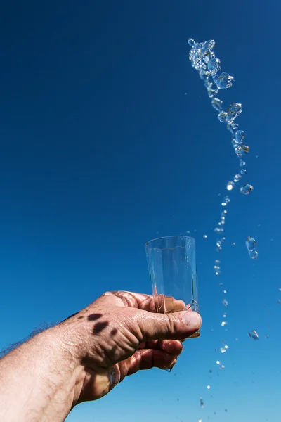 Copo de água . — Fotografia de Stock