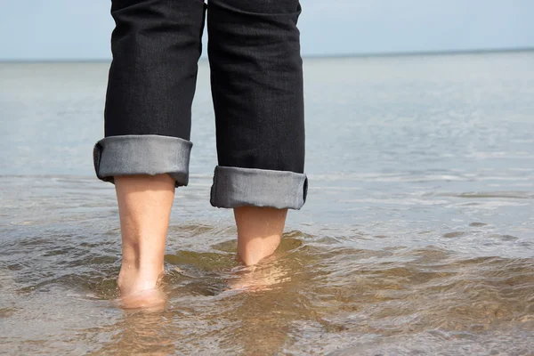 Ben i havet. — Stockfoto