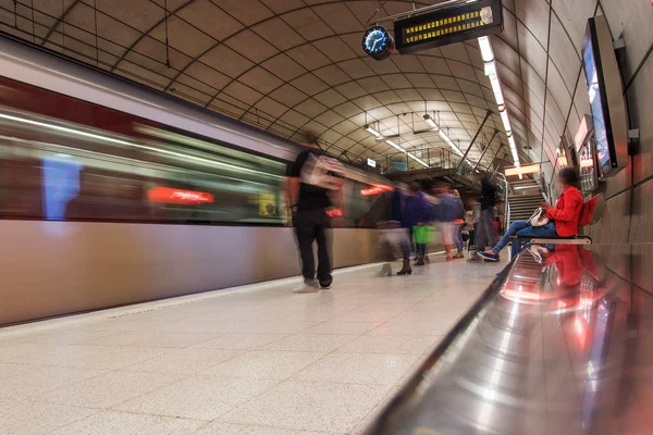 Stanice metra Bilbao, Španělsko. — Stock fotografie