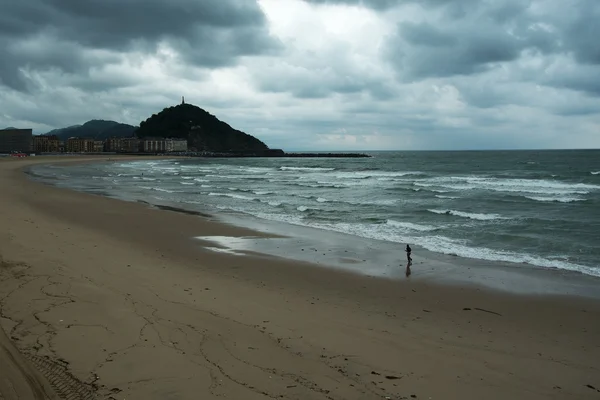 Dark clouds over bay of Biscay. — Stock Photo, Image