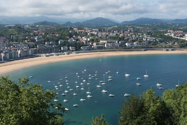 San sebastian donostia stadt, spanien. — Stockfoto