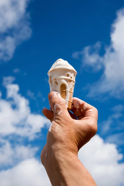 Derretimiento de helado . — Foto de Stock