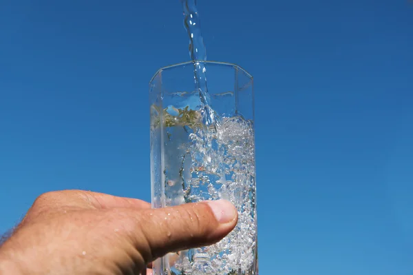 Glass of water. — Zdjęcie stockowe