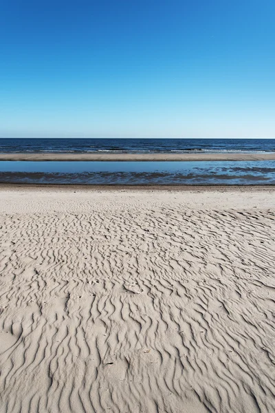 Spiaggia del Baltico, Lettonia . — Foto Stock