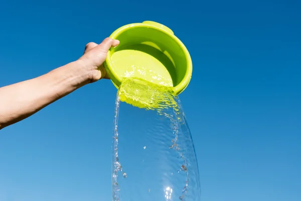 Water and bowl. — Stock Photo, Image