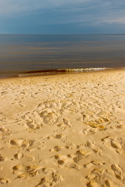 Gul baltiska sand. — Stockfoto