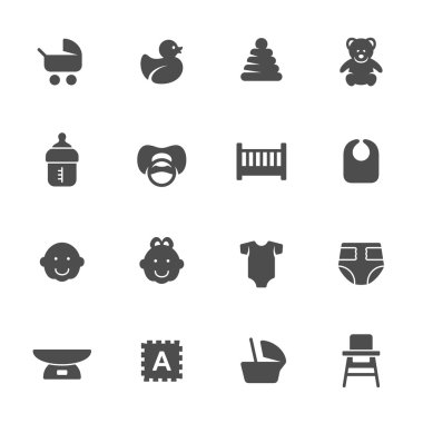 Bebek ürünler Icon set