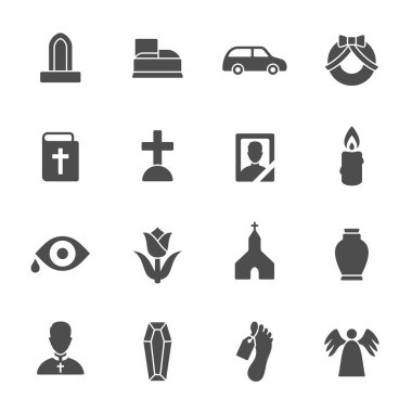 cenaze Icons set