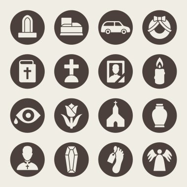 cenaze Icons set