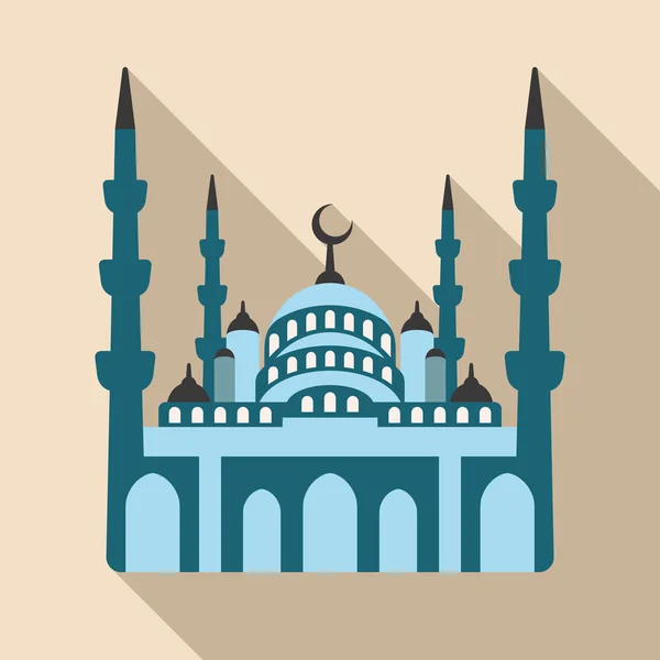 Blauwe Moskee Istanbul landmark — Stockvector