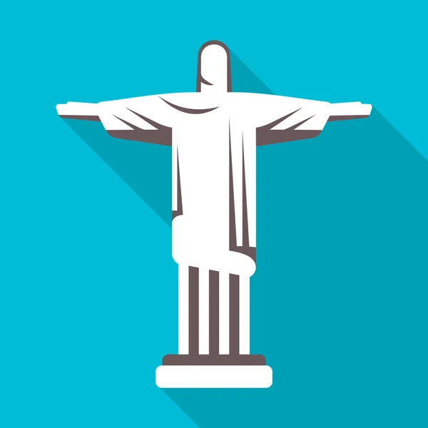 Icono de Cristo Redentor — Vector de stock