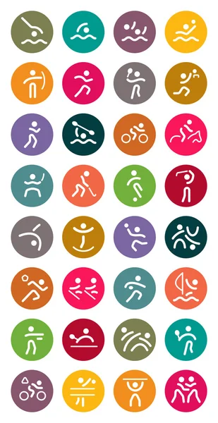 Олимпийский спортивный набор — стоковый вектор