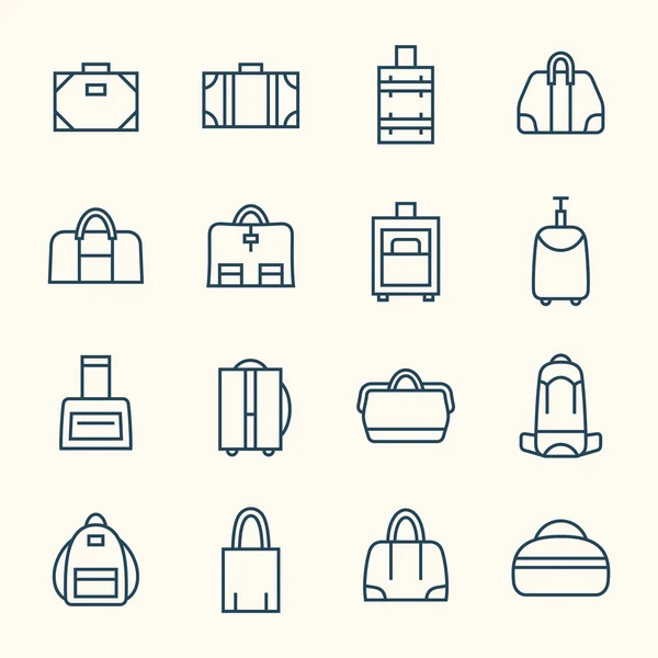 Conjuntos de ícones sacos —  Vetores de Stock