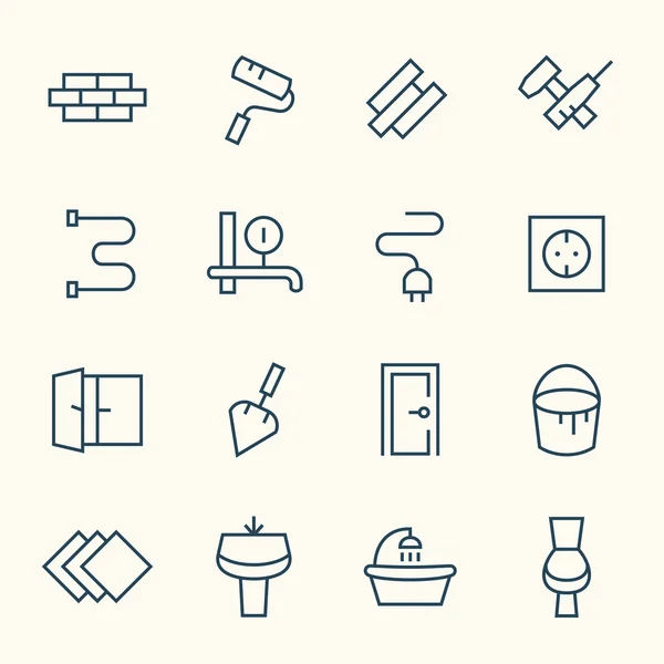 Home repair icons — Stock Vector