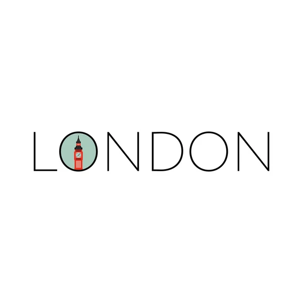 ЛОНДОН — стоковый вектор