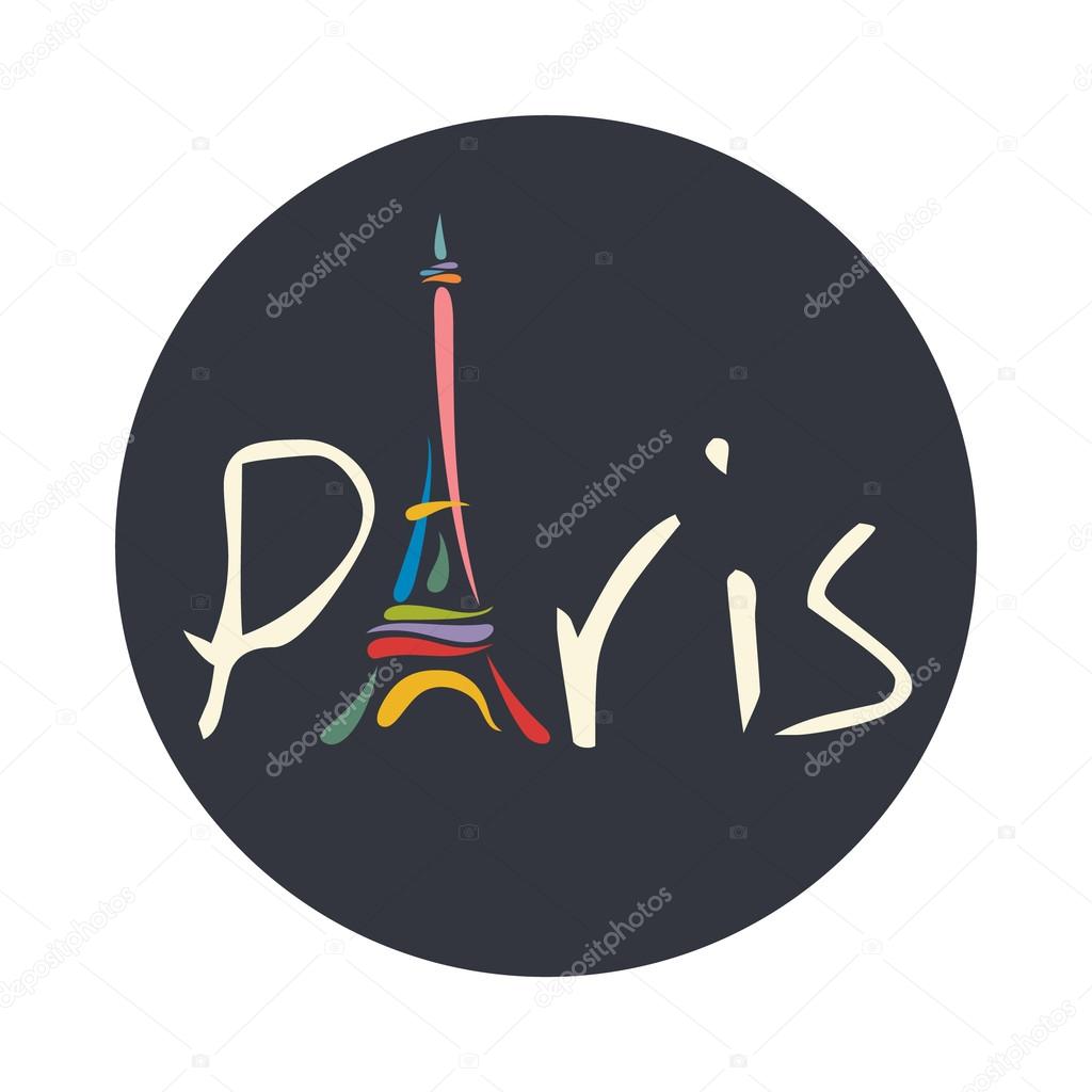 Paris lettering