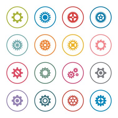 dişli Icon set