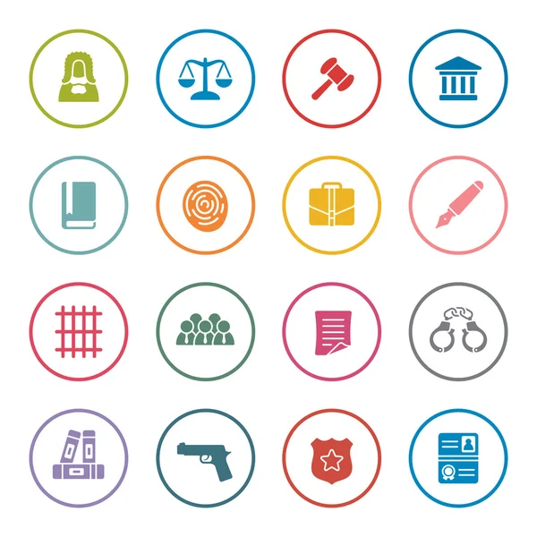 Hukuk Icon set