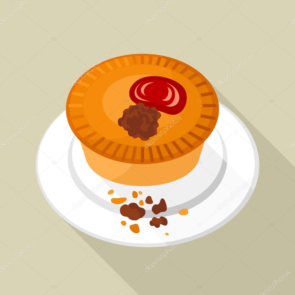 Meat pie icon