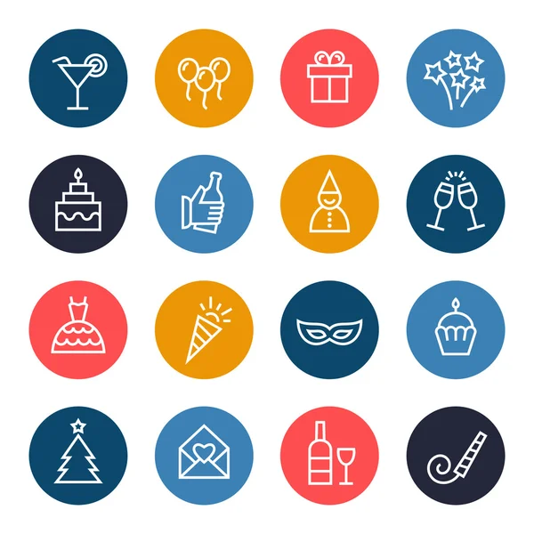 Giften icons set — Stockvector