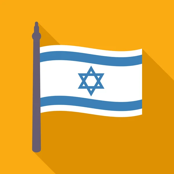 Bandeira de Israel ilustração — Vetor de Stock