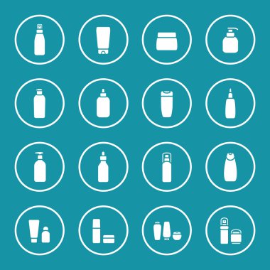 Kozmetik paket simgeleri