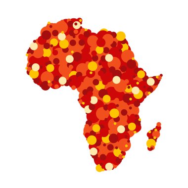 Soyut Afrika Haritası