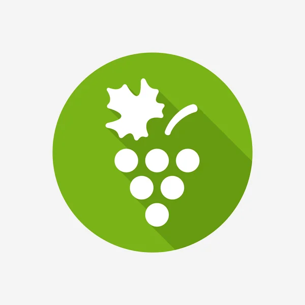 Ilustração do ícone de uvas — Vetor de Stock
