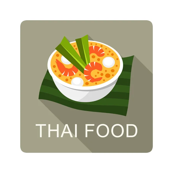 Ilustração vetor Thai Food — Vetor de Stock