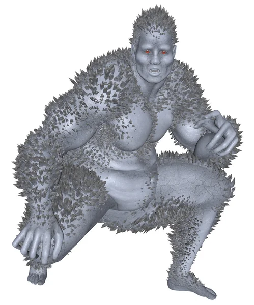 Monstro renderizado 3D — Fotografia de Stock