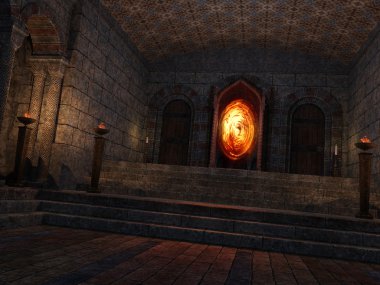 Portal ile yeraltı Tapınağı