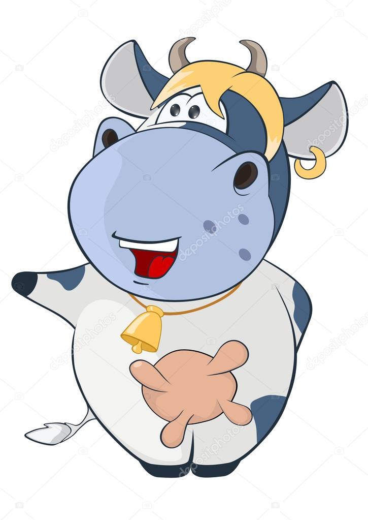 Cartoon Cute Cow