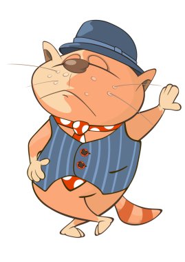 şık sevimli kedi