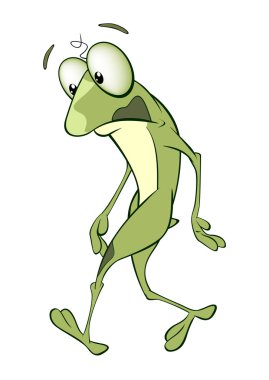 sevimli yeşil kurbağa