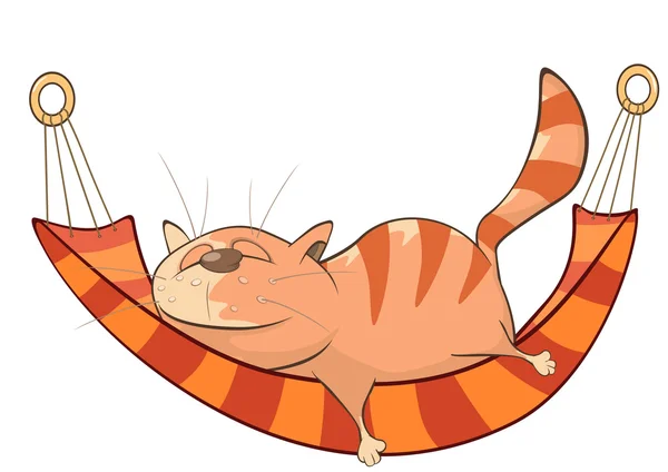 Illustration of Cute Cat — Stock Vector