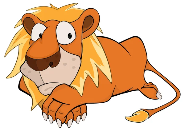 สิงโตตลก — ภาพเวกเตอร์สต็อก