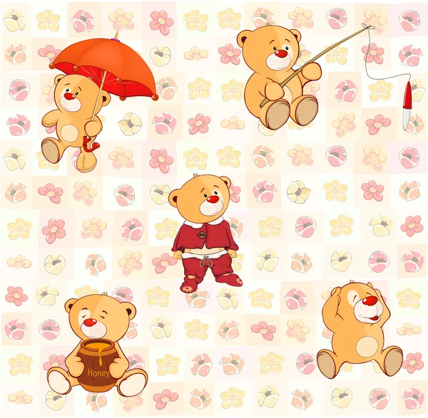 Teddy bears — Stock Vector