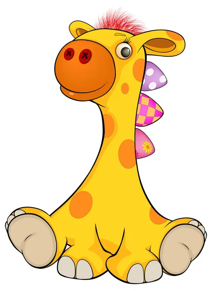 Jolie girafe — Image vectorielle