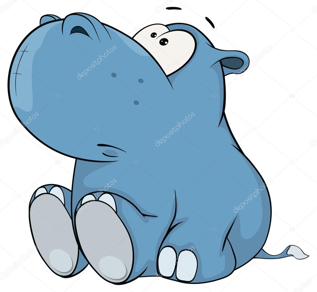 Cute hippopotamus