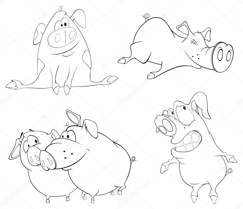 Set of pigs