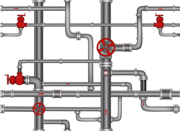 Fundo do gasoduto — Vetor de Stock